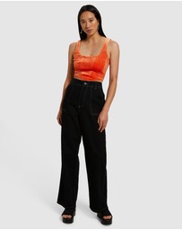 Neon Hart - Arlo Stretch Panelled Corset Top