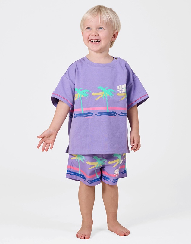Goldie + Ace - Palm Beach Board Shorts - Babies-Kids