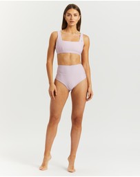 Fiola Rose Swim - Leilani High Waisted Bottoms