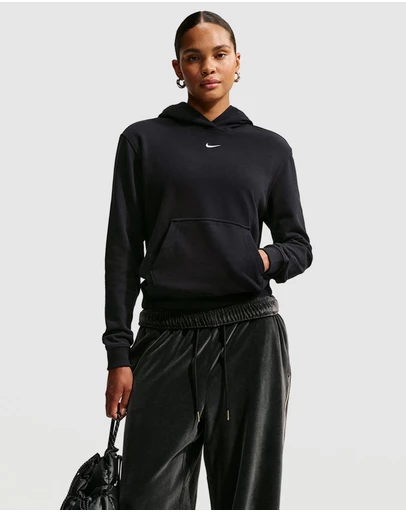 Nike - Studio Fleece Lightweight French Terry Pullover Hoodie