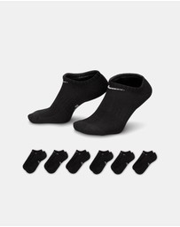 Nike - 6-Pack Cushioned No-Show Socks - Teens