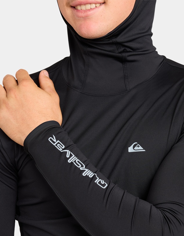 Quiksilver - Mens Highline Hooded Long Sleeve Rashguard