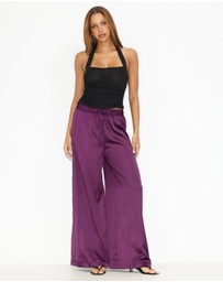 Dazie - Honey Satin Pants