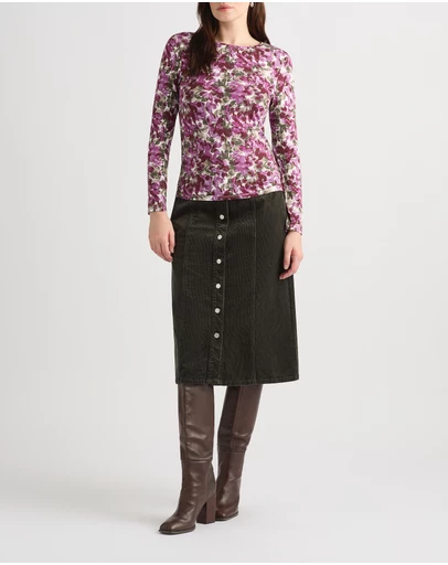 David Lawrence - Cove Corduroy Skirt