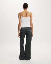 Cotton On - Lexi Low Rise Utility Pants