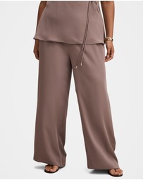 Forever New Curve - Nya Curve Elastic Wide Leg Pants