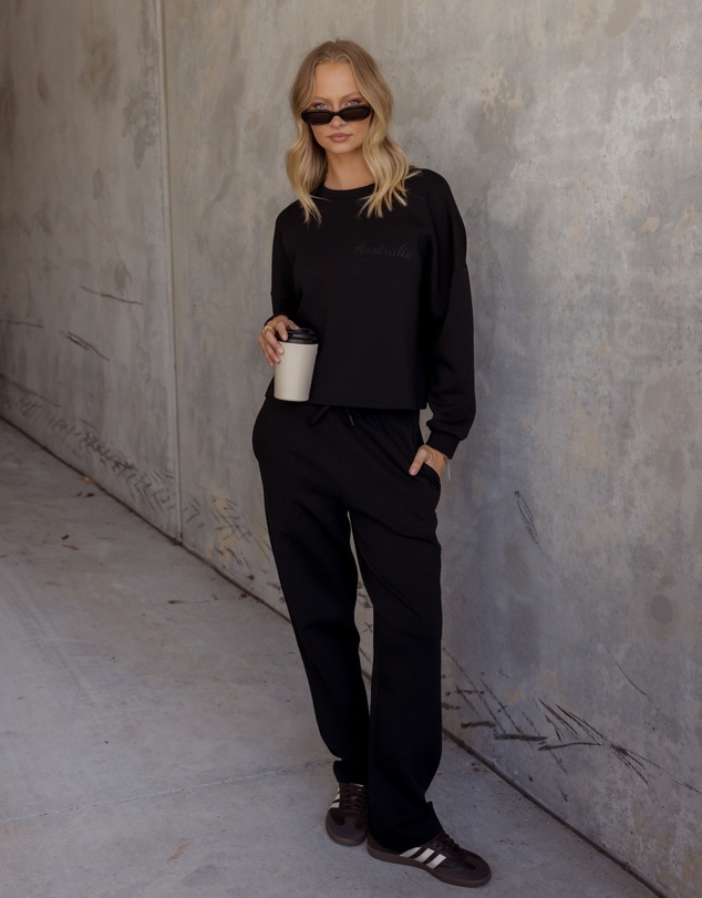 ALEXANDRA - Emby Long Sleeve Top Black