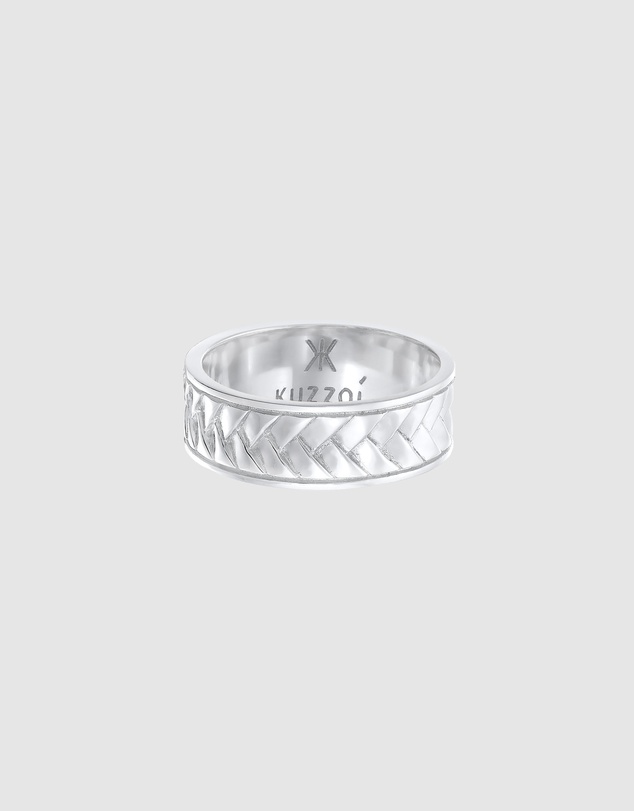 Kuzzoi - ICONIC EXCLUSIVE - Braided Band Ring in 925 Sterling Silver