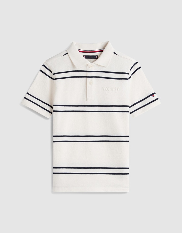Tommy Hilfiger - Embossed Graphic Polo Shirt - Kids