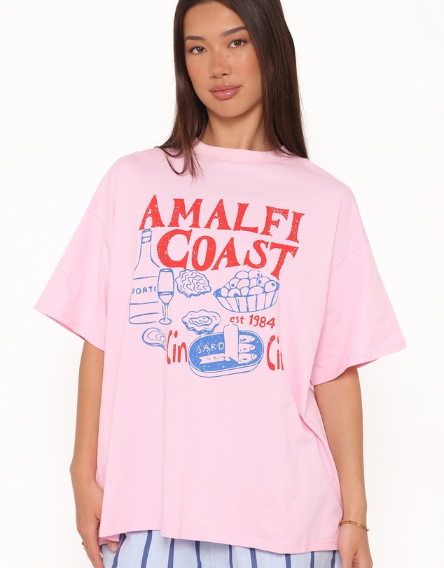 Petal & Pup - Bridget Short Set - Pink Amalfi Coast