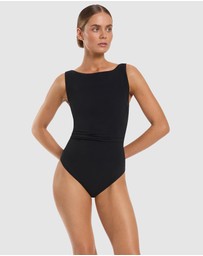 JETS - Boat Neck One-Piece