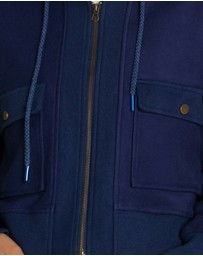 Belle & Bloom - Fireside Cropped Utility Zip Jacket