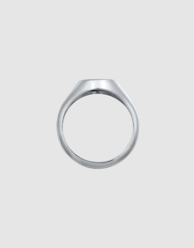 Kuzzoi - ICONIC EXCLUSIVE - Signet Ring with Compass Emblem in 925 Sterling Silver