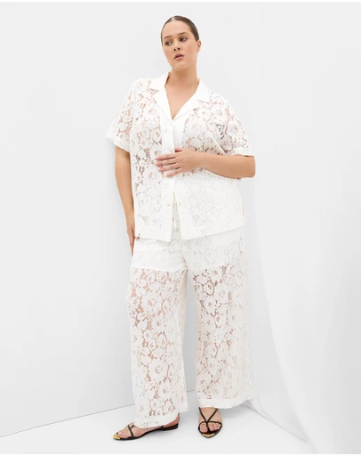 City Chic - Lani Lace Shirt
