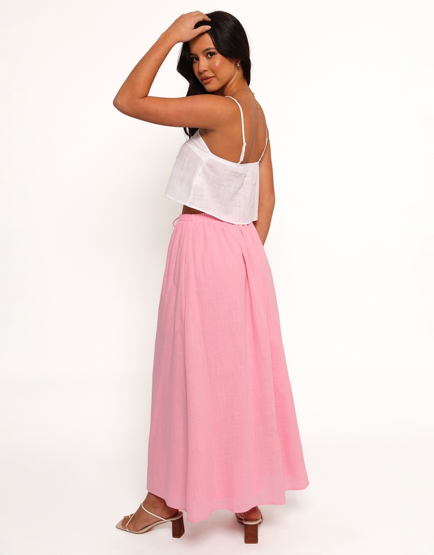 Petal & Pup - Simone Skirt Set - White Pink