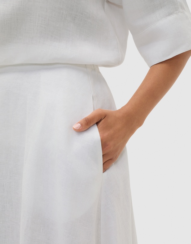 Seed Heritage - Core Linen Midi Skirt