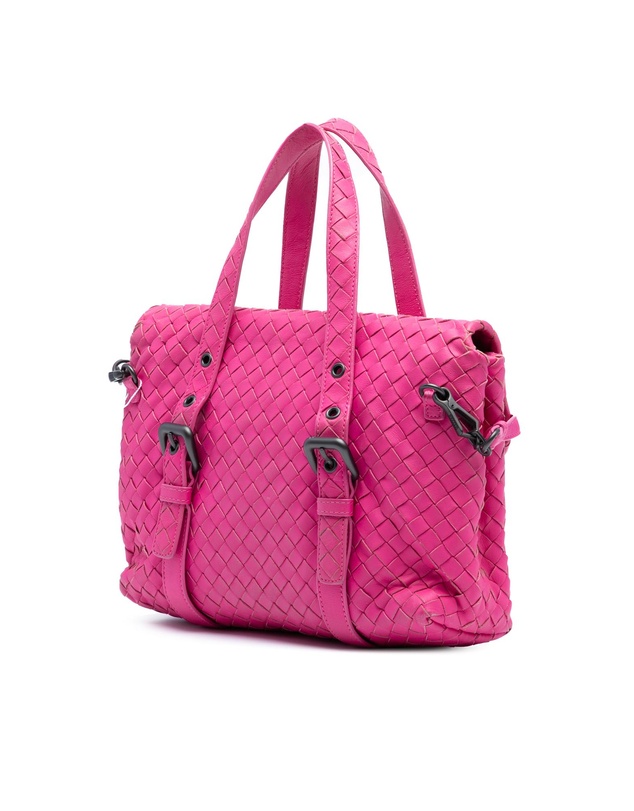 Pre-Loved by Azura Reborn - Pre-Loved Nappa Intrecciato Flap Satchel