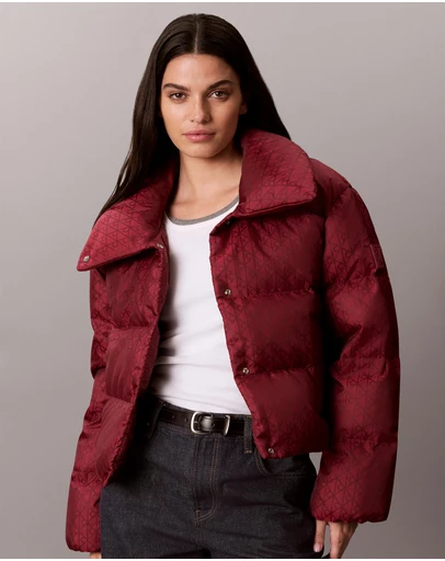 Calvin Klein Jeans - All-Over Logo Down Puffer Jacket