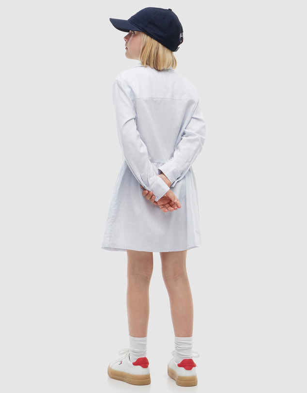 Tommy Hilfiger - Essential Patch Pocket Oxford Shirt Dress - Teens