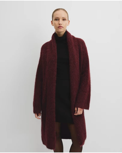 Country Road - Fluffy Longline Cardigan