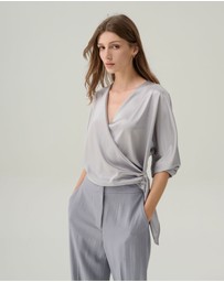 IDA+S - Eliza Silk Suit Pants