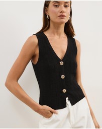 Atmos&Here - Tia Sleeveless Knit Vest