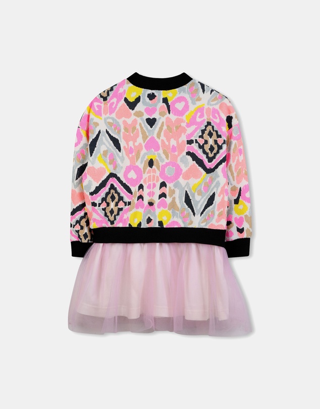 Billieblush - Long Sleeve Layered Dress - Kids-Teens