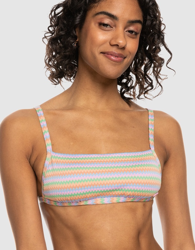 Roxy - Womens Wavy Stripe Bralette Bikini Top