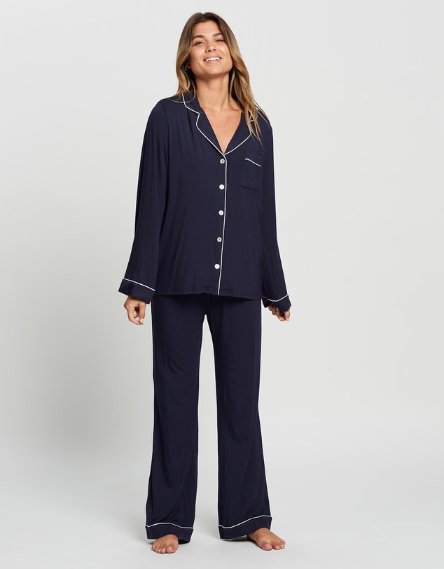 Homebodii - Petra Long Piping PJ Set
