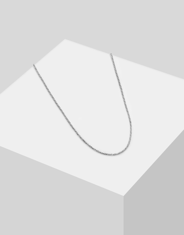 Kuzzoi - ICONIC EXCLUSIVE - Necklace Mens Cord Twisted in 925 Sterling Silver