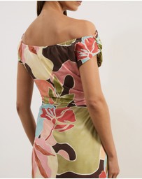 Atmos&Here - Janie Cotton Sateen Midi Dress