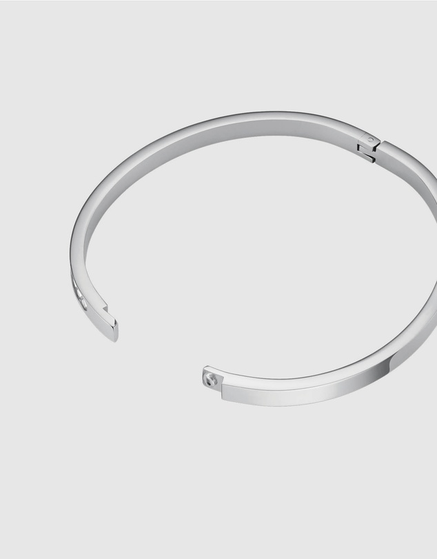 Rosefield - Crystal Silver-Tone Bangle