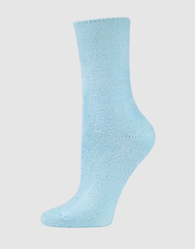 Bamboozld - 3 Pack Fluffy Bamboo Lounge Bed Crew Socks
