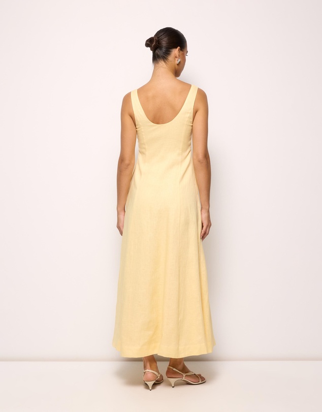 AERE - Fern Linen Maxi Dress