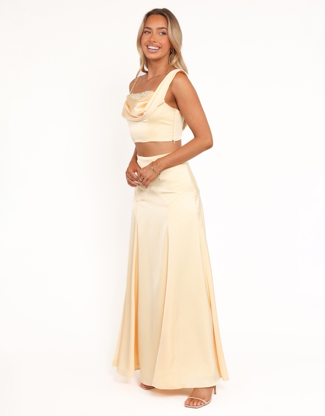 Petal & Pup - Marylin Skirt Set - Butter Yellow
