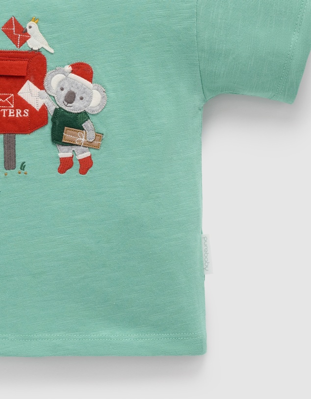 Purebaby - Christmas Letterbox Tee -Kids-Babies