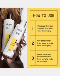 Nioxin - Nioxin Scalp + Hair Thickening System 1 - Hair Thickening System For Natural Hair With Light Thinning- Includes Shampoo, Conditioner And Scalp Treatment