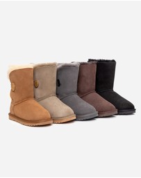 Ozwear Connection Uggs - Ugg Classic Short Button Boots (Water Resistant)