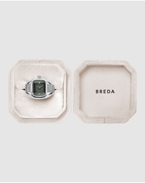 Breda - Nocturne Silver Expandable Ring Watch, 16MM