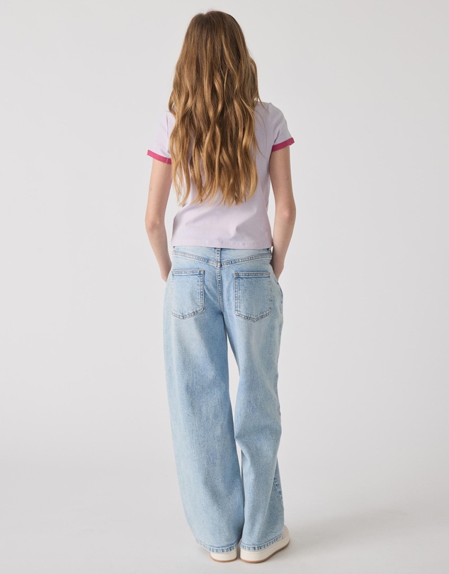 Decjuba Kids - Cropped Ringer Tee - Teens