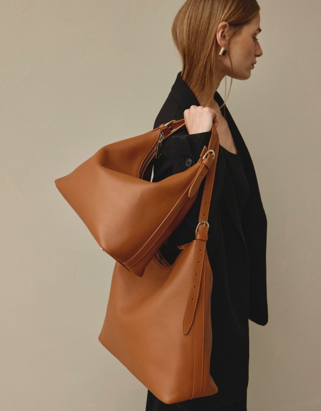 VESTIRSI - Harper Bordeaux Leather Hobo