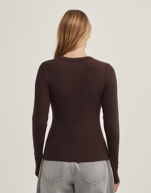Witchery - V-neck Long Sleeve Top