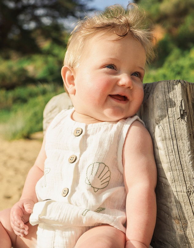 Kynd Baby - Romper in Pristine