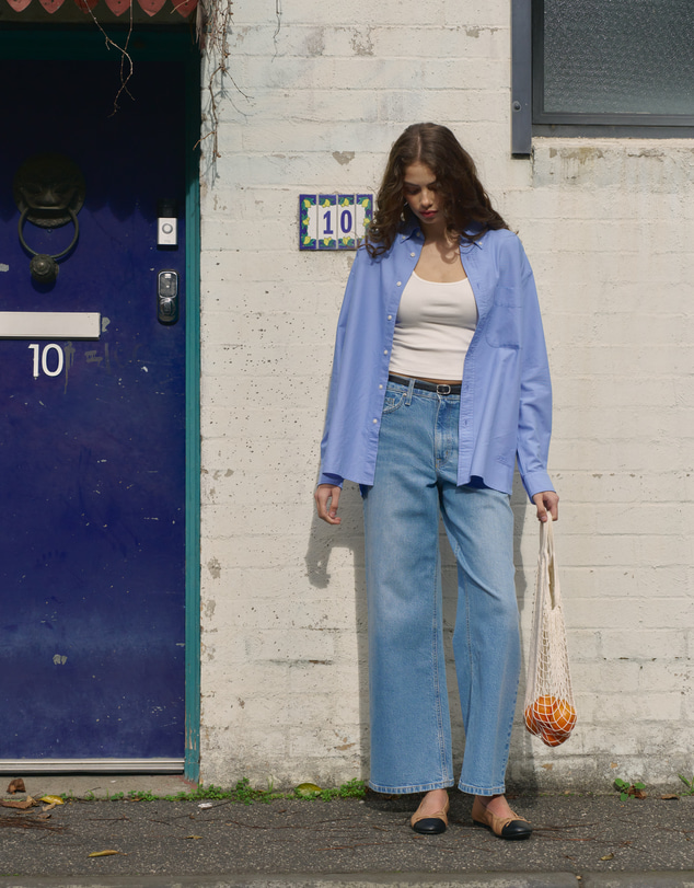 Outland Denim - Ellie High Wide Jeans