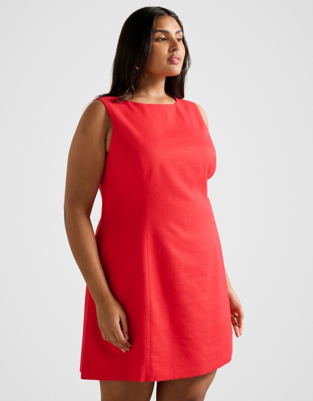 Forever New Curve - Kassie Curve Boat Neck Mini Dress