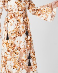 Amelius - Golden Flower Dress