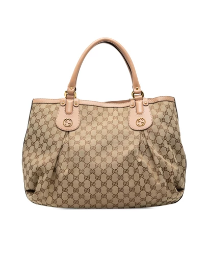 Pre-Loved by Azura Reborn - Pre-Loved Large GG Canvas Scarlett Tote