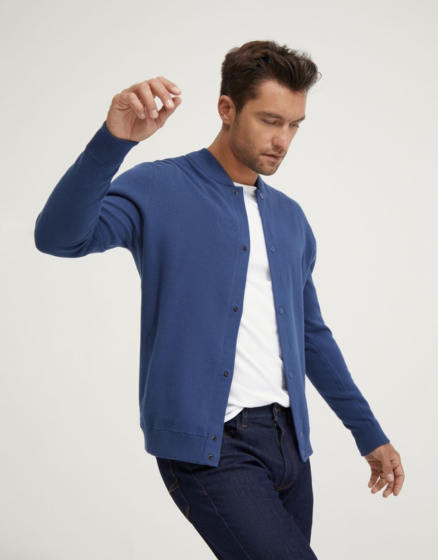 Oxford - Miles Knitted Bomber Jacket