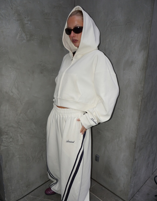 SSAINT - SŚAINT Barrel Pant Butter & Navy