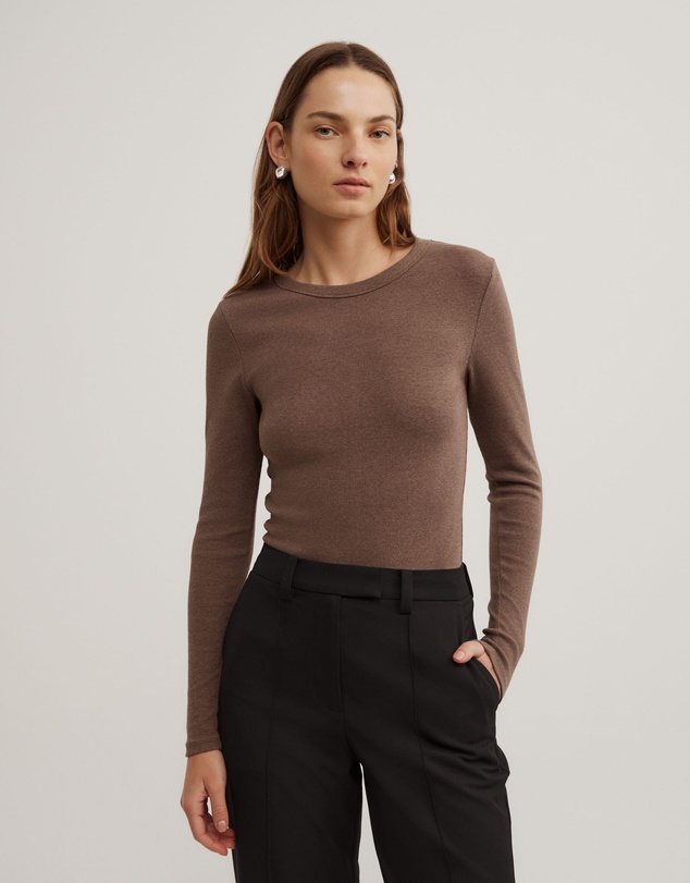 Witchery - Crew Rib Long Sleeve Top